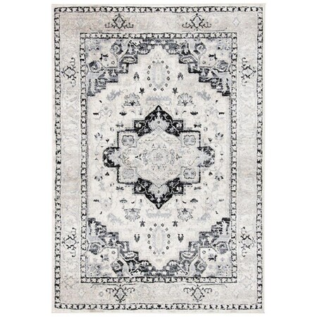 Safavieh 4 x 6 ft. Brentwood Transitional Rectangle Power Loomed Rug Ivory & Black BNT851C-4